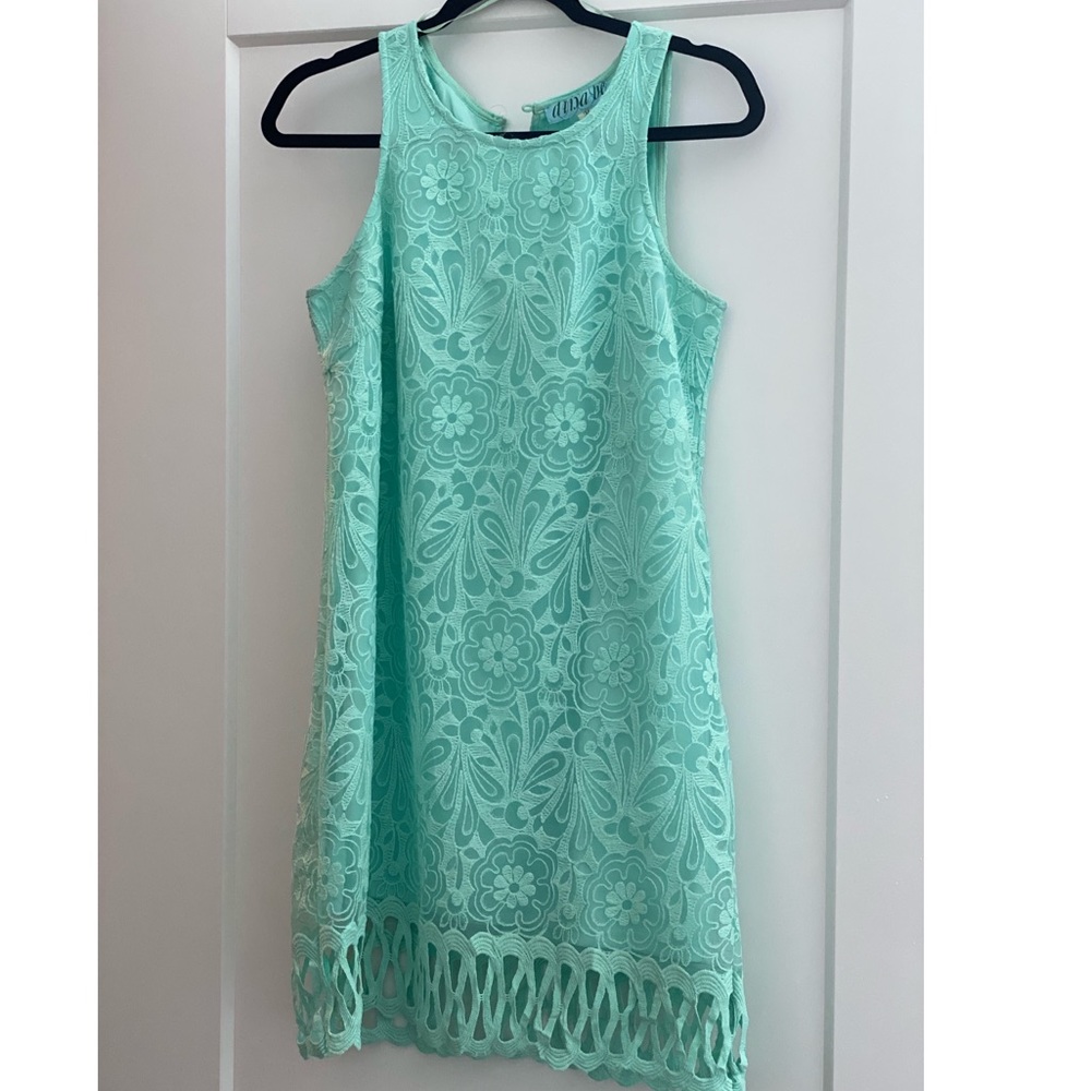 Francesca’s Mint Blue Floral Dress!